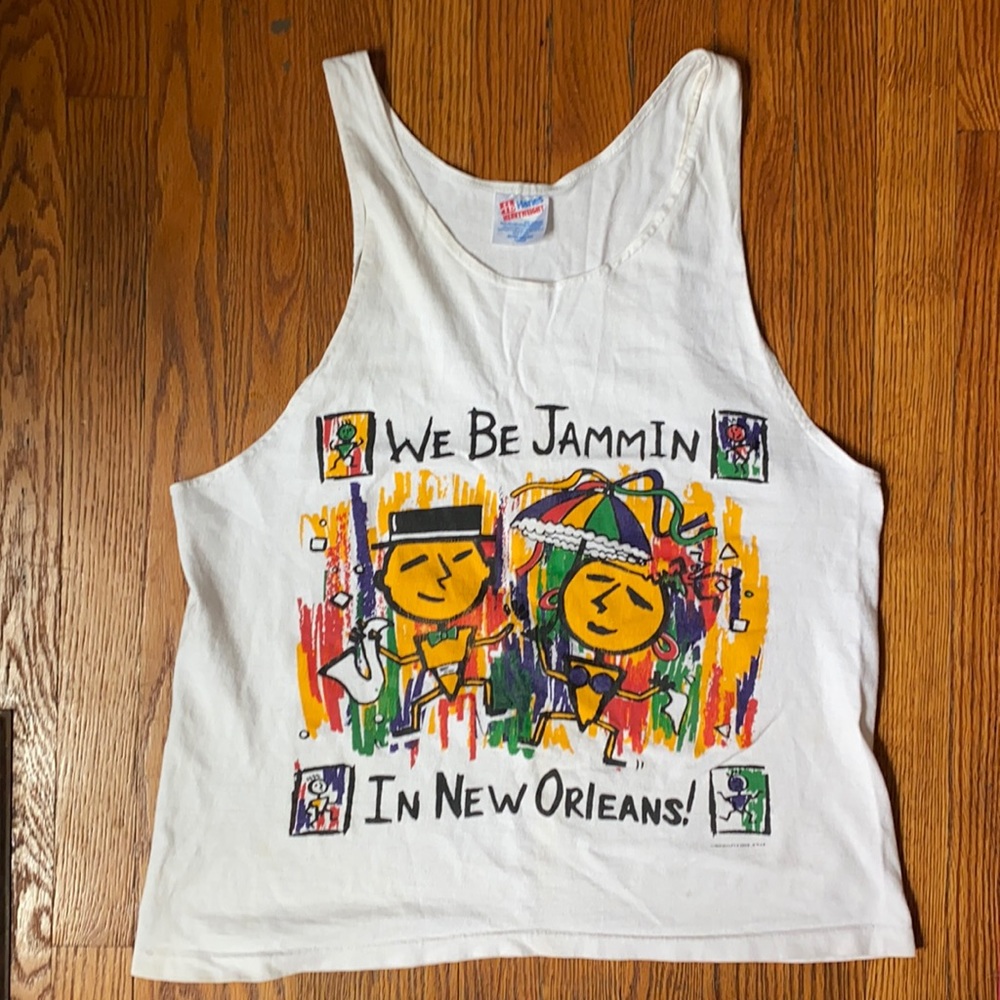 90’s We Be Jammin’ New Orleans Tank top